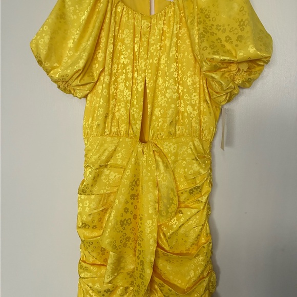 For Love And Lemons Yellow Mini Dress - Picture 7 of 7